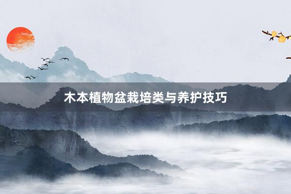 木本植物盆栽培类与养护技巧